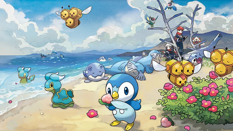 Legends: Arceus gameplay — publisher promotional image